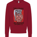 I Have a Brain and I'm Prepared to Use It Kids Sweatshirt Jumper Red