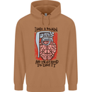 I Have a Brain and I'm Prepared to Use It Mens 80% Cotton Hoodie Caramel Latte
