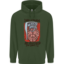 I Have a Brain and I'm Prepared to Use It Mens 80% Cotton Hoodie Forest Green