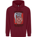 I Have a Brain and I'm Prepared to Use It Mens 80% Cotton Hoodie Maroon