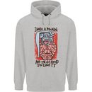I Have a Brain and I'm Prepared to Use It Mens 80% Cotton Hoodie Sports Grey