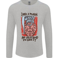 I Have a Brain and I'm Prepared to Use It Mens Long Sleeve T-Shirt Sports Grey