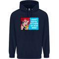 I Haven't Seen Him Biker Funny Motorcycle Mens 80% Cotton Hoodie Navy Blue