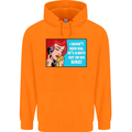 I Haven't Seen Him Biker Funny Motorcycle Mens 80% Cotton Hoodie Orange
