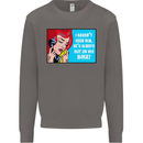 I Haven't Seen Him Biker Funny Motorcycle Mens Sweatshirt Jumper Charcoal