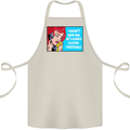 I Haven't Seen Him Playing Football Funny Cotton Apron 100% Organic Natural