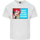 I Haven't Seen Him Skydiving Skydiver Funny Mens Cotton T-Shirt Tee Top White