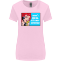 I Haven't Seen Him Skydiving Skydiver Funny Womens Wider Cut T-Shirt Light Pink