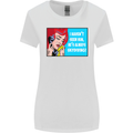 I Haven't Seen Him Skydiving Skydiver Funny Womens Wider Cut T-Shirt White