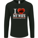 I Heart My Wife 4x4 Mens Long Sleeve T-Shirt Black