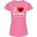 I Heart My Wife 4x4 Womens Petite Cut T-Shirt Azalea