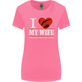 I Heart My Wife Hang Gliding Hang Glider Womens Wider Cut T-Shirt Azalea