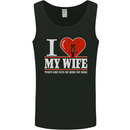 I Heart My Wife Motorbike Biker Motorcycle Mens Vest Tank Top Black