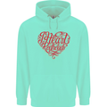 I Heart Red Heads Ginger Hair Funny Mens 80% Cotton Hoodie Peppermint