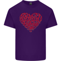 I Heart Red Heads Ginger Hair Funny Mens Cotton T-Shirt Tee Top Purple