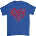 I Heart Red Heads Ginger Hair Funny Mens T-Shirt Cotton Gildan Royal Blue
