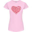 I Heart Red Heads Ginger Hair Funny Womens Petite Cut T-Shirt Light Pink