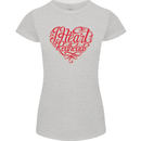 I Heart Red Heads Ginger Hair Funny Womens Petite Cut T-Shirt Sports Grey