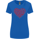 I Heart Red Heads Ginger Hair Funny Womens Wider Cut T-Shirt Royal Blue