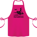 I Jump out of Good Aeroplanes Skydiving Cotton Apron 100% Organic Pink