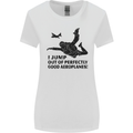 I Jump out of Good Aeroplanes Skydiving Womens Wider Cut T-Shirt White