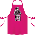 I Just Need More Space Funny Astonaut Cotton Apron 100% Organic Pink