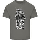 I Just Need More Space Funny Astonaut Kids T-Shirt Childrens Charcoal