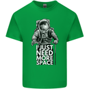 I Just Need More Space Funny Astonaut Kids T-Shirt Childrens Irish Green