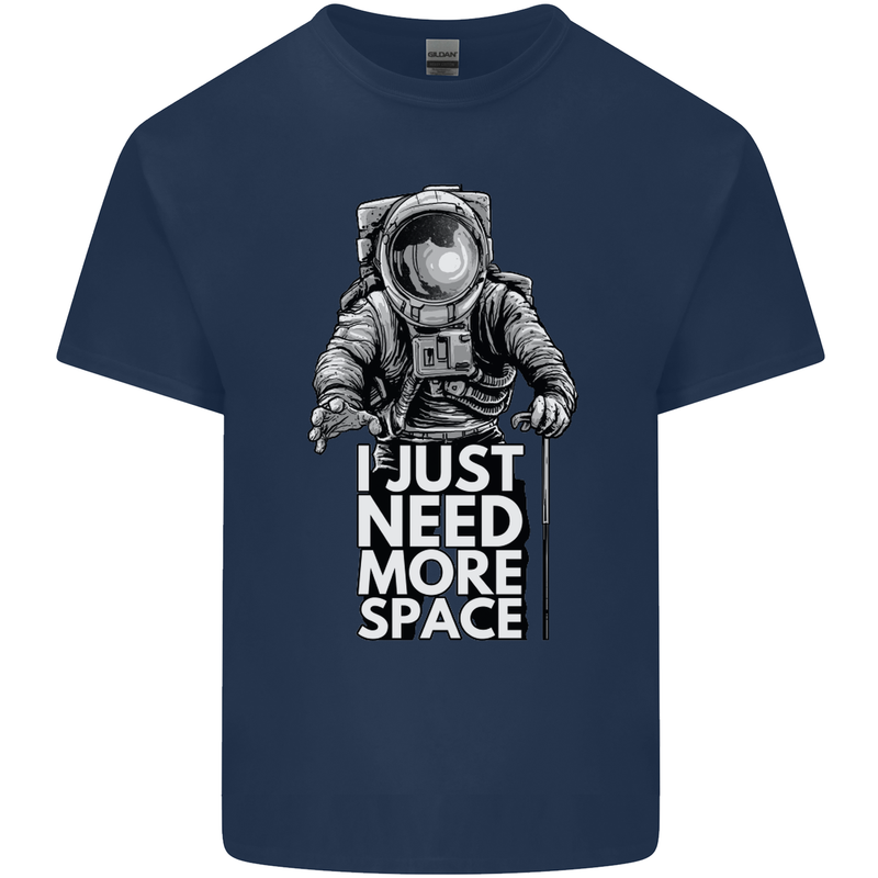 I Just Need More Space Funny Astonaut Kids T-Shirt Childrens Navy Blue