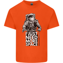 I Just Need More Space Funny Astonaut Kids T-Shirt Childrens Orange
