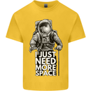 I Just Need More Space Funny Astonaut Kids T-Shirt Childrens Yellow