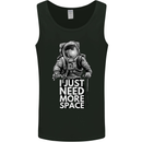 I Just Need More Space Funny Astonaut Mens Vest Tank Top Black