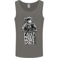 I Just Need More Space Funny Astonaut Mens Vest Tank Top Charcoal