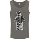 I Just Need More Space Funny Astonaut Mens Vest Tank Top Charcoal