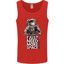 I Just Need More Space Funny Astonaut Mens Vest Tank Top Red