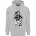 I Just Need More Space Funny Astronaut Childrens Kids Hoodie Sports Grey