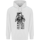 I Just Need More Space Funny Astronaut Childrens Kids Hoodie White