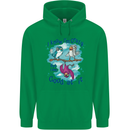 I Know I'm Crazy Funny Bird Slogan Childrens Kids Hoodie Irish Green