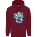I Know I'm Crazy Funny Bird Slogan Childrens Kids Hoodie Maroon