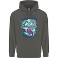 I Know I'm Crazy Funny Bird Slogan Childrens Kids Hoodie Storm Grey