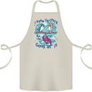 I Know I'm Crazy Funny Bird Slogan Cotton Apron 100% Organic Natural