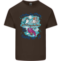 I Know I'm Crazy Funny Bird Slogan Kids T-Shirt Childrens Chocolate
