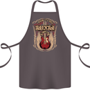 I Know It’s Only Rock ’n’ Roll Music Guitar Cotton Apron 100% Organic Dark Grey