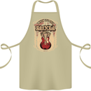 I Know It’s Only Rock ’n’ Roll Music Guitar Cotton Apron 100% Organic Khaki
