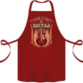 I Know It’s Only Rock ’n’ Roll Music Guitar Cotton Apron 100% Organic Maroon