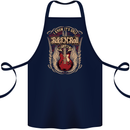 I Know It’s Only Rock ’n’ Roll Music Guitar Cotton Apron 100% Organic Navy Blue