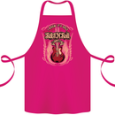 I Know It’s Only Rock ’n’ Roll Music Guitar Cotton Apron 100% Organic Pink