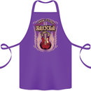 I Know It’s Only Rock ’n’ Roll Music Guitar Cotton Apron 100% Organic Purple