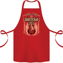 I Know It’s Only Rock ’n’ Roll Music Guitar Cotton Apron 100% Organic Red