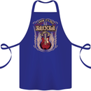 I Know It’s Only Rock ’n’ Roll Music Guitar Cotton Apron 100% Organic Royal Blue
